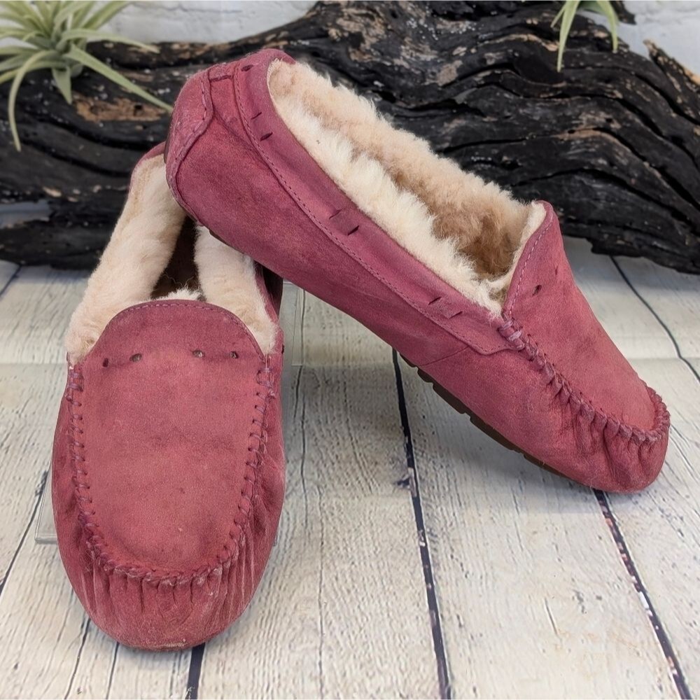 UGG Dakota 5612 Shearling-Lined Suede Slippers